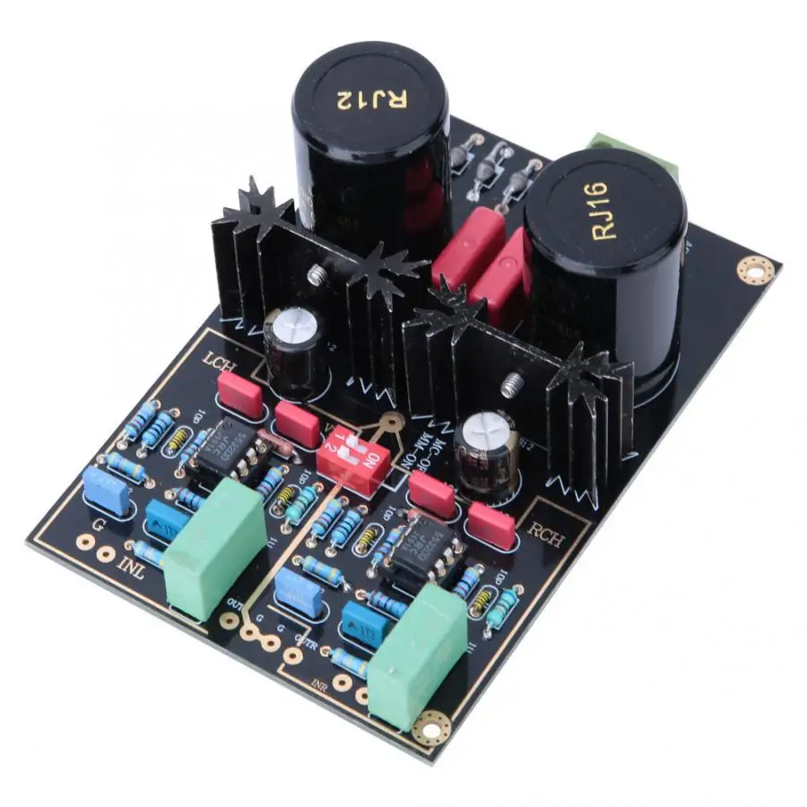 Мультиметр зонд Аудио двойной цепи мм/MC Phono Stage HIFI Amp готовой усилитель доска Phono Stage Amp