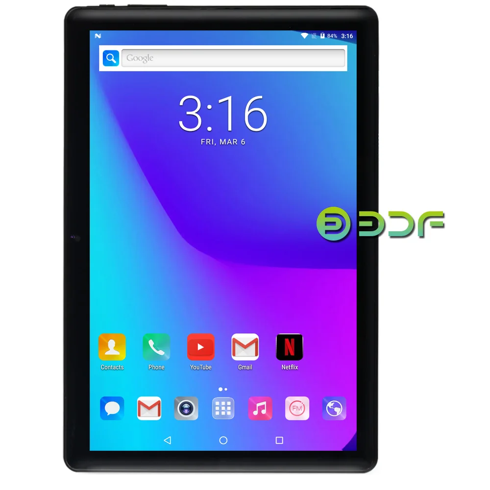 BDF 10 дюймов Android 7 0 планшетный ПК четырехъядерный 32G ROM Bluetooth WIFI Две Sim 3G телефонные