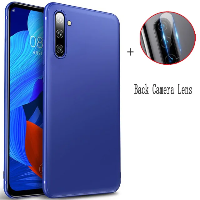 Blue Camera lens Чехол для samsung Galaxy Note 10, мягкий силиконовый матовый чехол для samsung Note 10 Pro Plus, чехлы для телефонов+ объектив для задней камеры - Цвет: Blue Camera lens