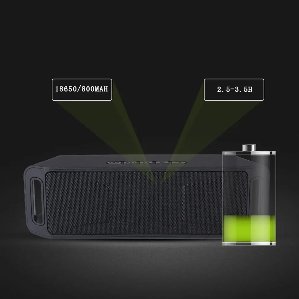 SC208 Bluetooth 5,1 Динамик стерео сабвуфер колонки Динамик s USB mp3 TF FM радио встроено, звук, микрофон смены бар