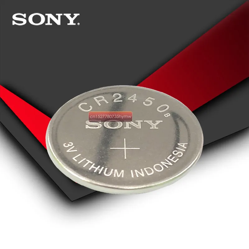 1 шт. Sony 100% оригинальный CR2450 CR 2450 3 В литиевая монета часы брелок батареи для swatch LEXUS