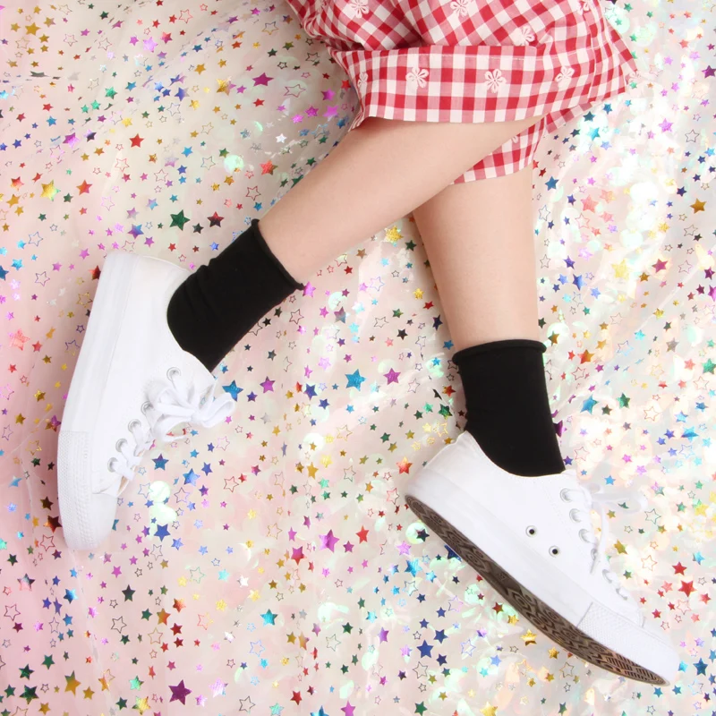 Harajuku Korean wild cotton candy-colored retro student relent wild breathable sports and leisure women's socks