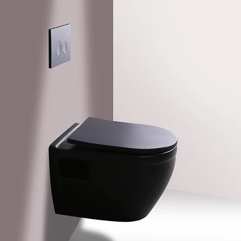 

concealed tank wall hung toilet wall mounted W.C Squatting pan built in wall toilet dual flush 3L/6L concealed cistern
