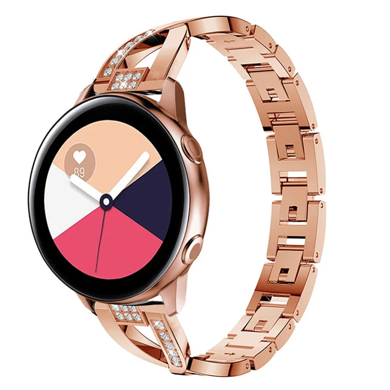 Ремешок из нержавеющей стали для Samsung Galaxy Watch active браслет Gear sport S2 20 мм|Ремешки