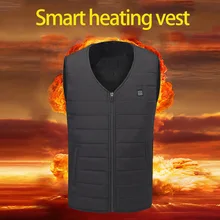 USB инфракрасный тепловой жилет куртка для мужчин и женщин уличная зимняя гибкая электрическая Термоодежда жилет Рыбалка Туризм Прямая поставка