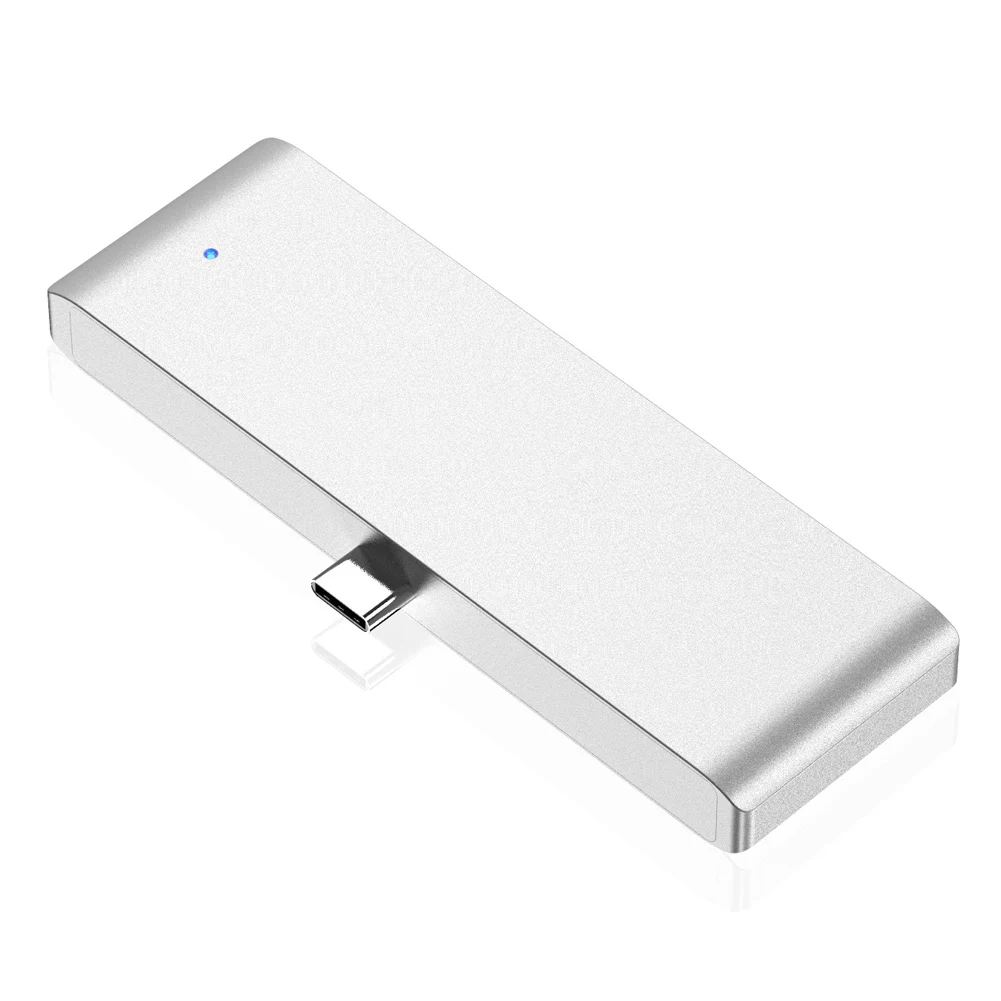 4 в 1 Тип C к USB-C 4K HDMI USB 3,0 3,5 мм аудио концентратор адаптер для iPad Pro LSMK99