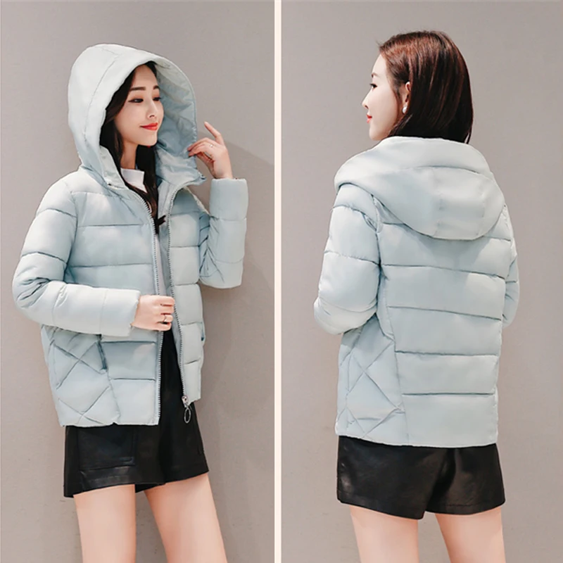 Новая зимняя короткая женская куртка, большой размер 4XL 5XL 6XL 7XL, Женская парка с капюшоном размера плюс, осенний пуховик из хлопка