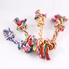 1PC 15/18/20/25cm Cotton Rope Pet Dog Toy Dog Cotton Chew Knot Toy Durable Braided Bone Rope Puppy Molar Cleaning Teeth Toys Pet 4