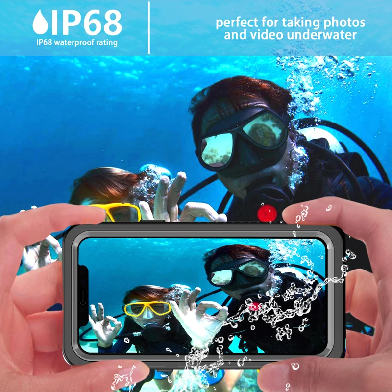 

Redpepper Shockproof Waterproof Series Cases For Iphone 6 7 8 Plus X XR XS Max 11 Pro Max Galaxy S8 S9 Plus Waterproof Case