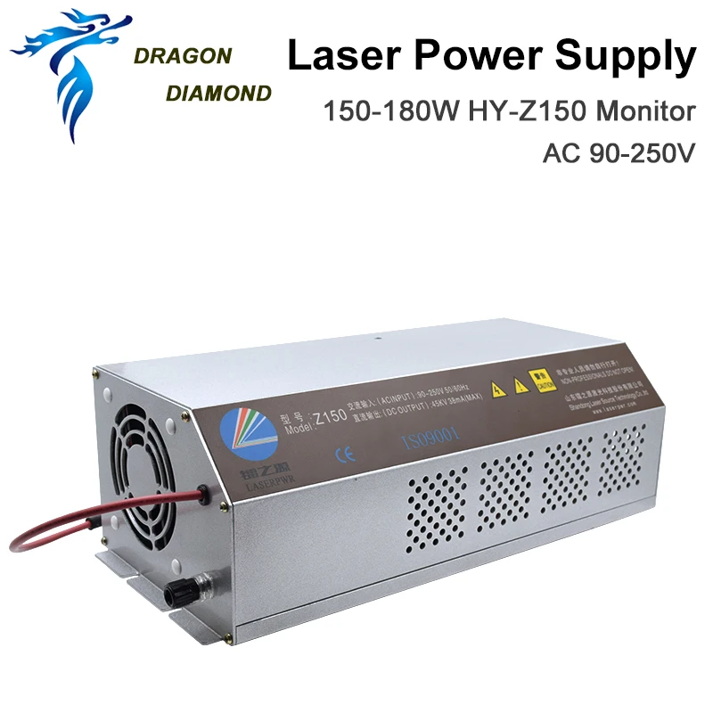 150W Co2 Laser Power Supply PSU 150-180W With LCD Display AC 90