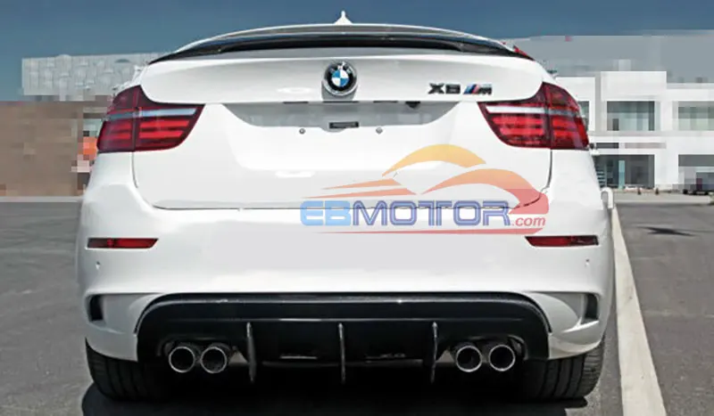 A TYPE Rear Diffuser Spoiler For BMW E71 X6 M X6M 2009-2014 B370F