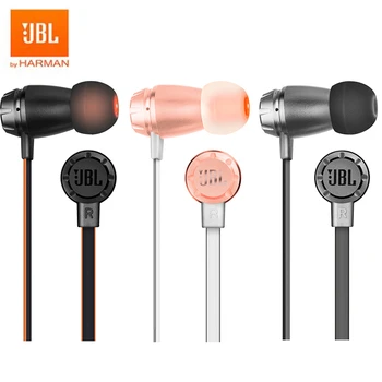 

JBL T380A In-Ear Wired Headphones HIFI Stereo Music Earbuds Running Sports Dual Dynamic Hands-free with Microphone 3.5mm Headset
