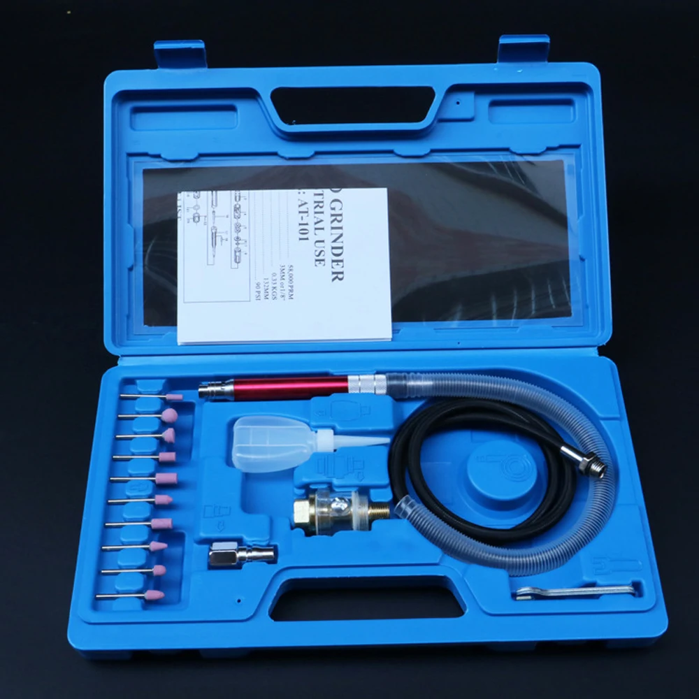 WENXING High-Speed Air Micro Die Grinder Kits Mini Pencil Polishing Engraving Tools Grinding Cutting Pneumatic Tools Mayitr mayitr новая замена часть внутренний внешний фланг орехи для угол grinder 9523 6 100