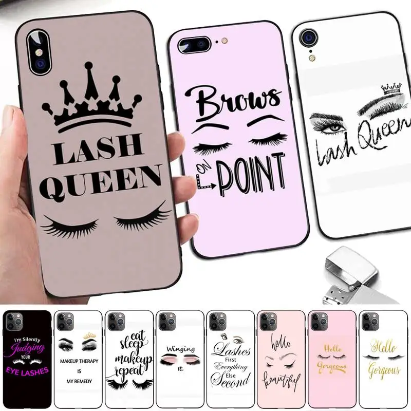 Eyelash Makeup Lip Phone Case Makeup Phone Case Iphone Phone Case
