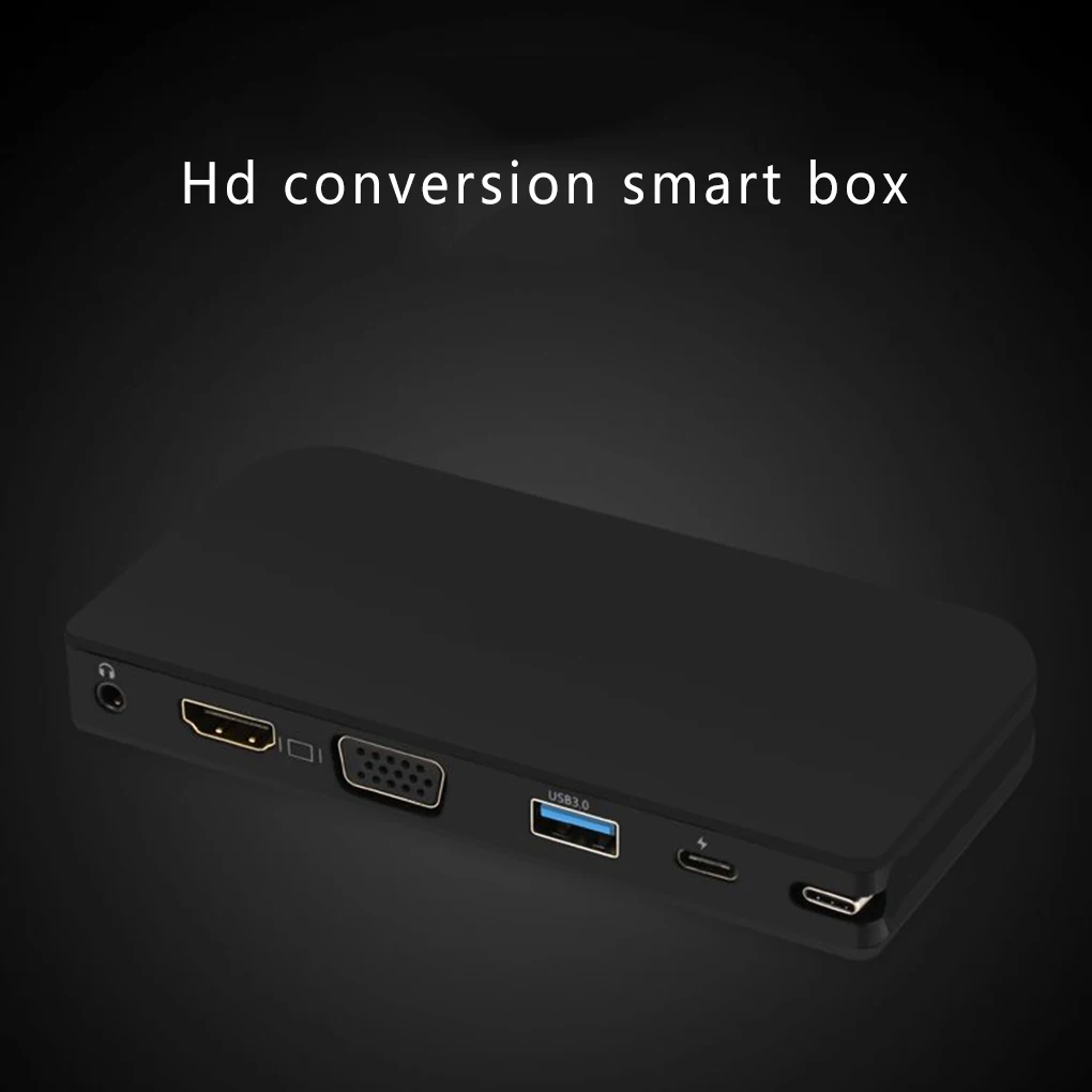 Type-C для HD/VGA/Аудио/USB 3,0/USB C порт адаптер type-C удлинитель HD мультимедийный интерфейс конвертер Замена для MACBook