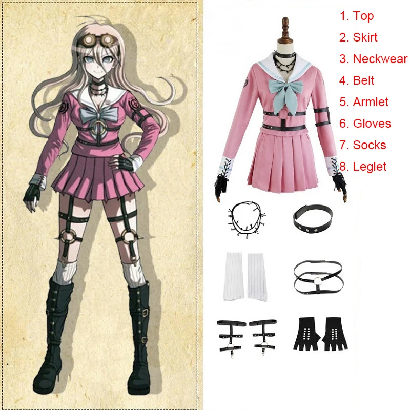 Аниме Danganronpa V3: killy Harmony Iruma Miu форма кролика Хэллоуин Рождество на заказ платье