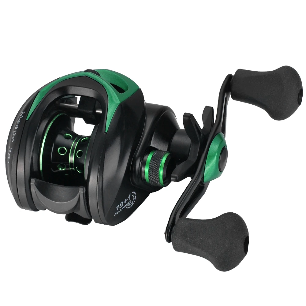 

19+1 Ball Bearings Baitcasting Fishing Reel Right/Left Handle High Speed GT 9.1:1 Baitcast Fishing Reel Pesca