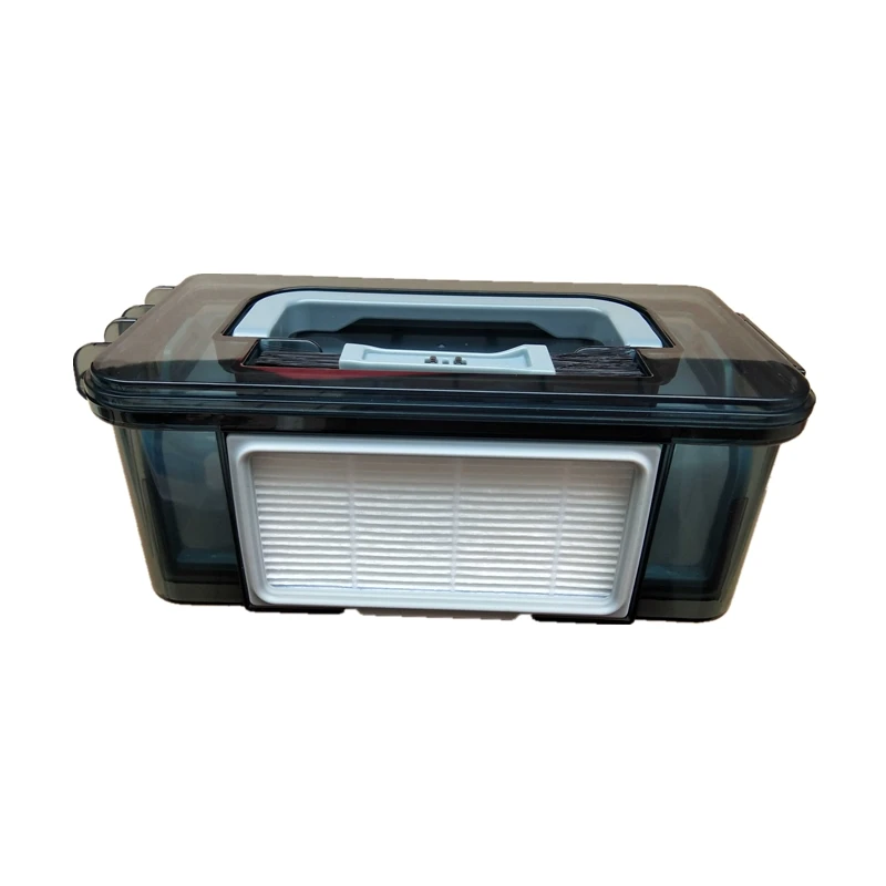 Caixa de Poeira Filtro Hepa Quadro Selos Borracha Pré Filtro Líquido para Proscenic 790t Robótico Aspirador Peças Reposição Acessórios Poeira Bin