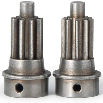 

1 Pair Steel Portal Drive Input Gear for 1/10 RC Car Traxxas TRX4 Axle Upgrades Parts (Front)