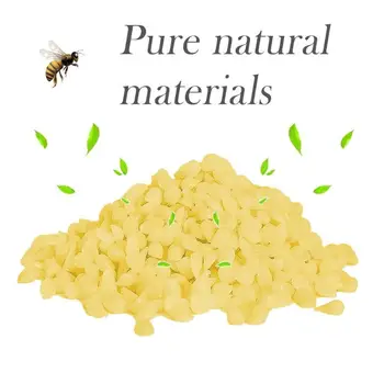

50/100g Pure Natural Beeswax Nano Pellet Lip Balm Soap Lipstick Cosmetics DIY Raw Material Yellow White Bee Wax Pellets