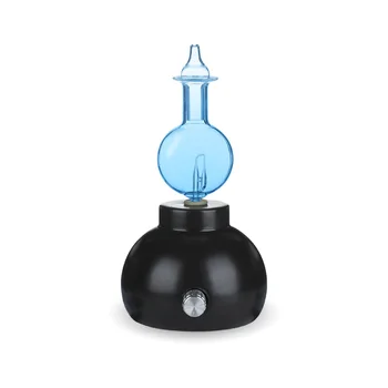 

KBAYBO Ceramic Glass Aromatherapy Pure Essential Oils Nebulizing Diffuser Air Nebulizer with 7 Color LED Change