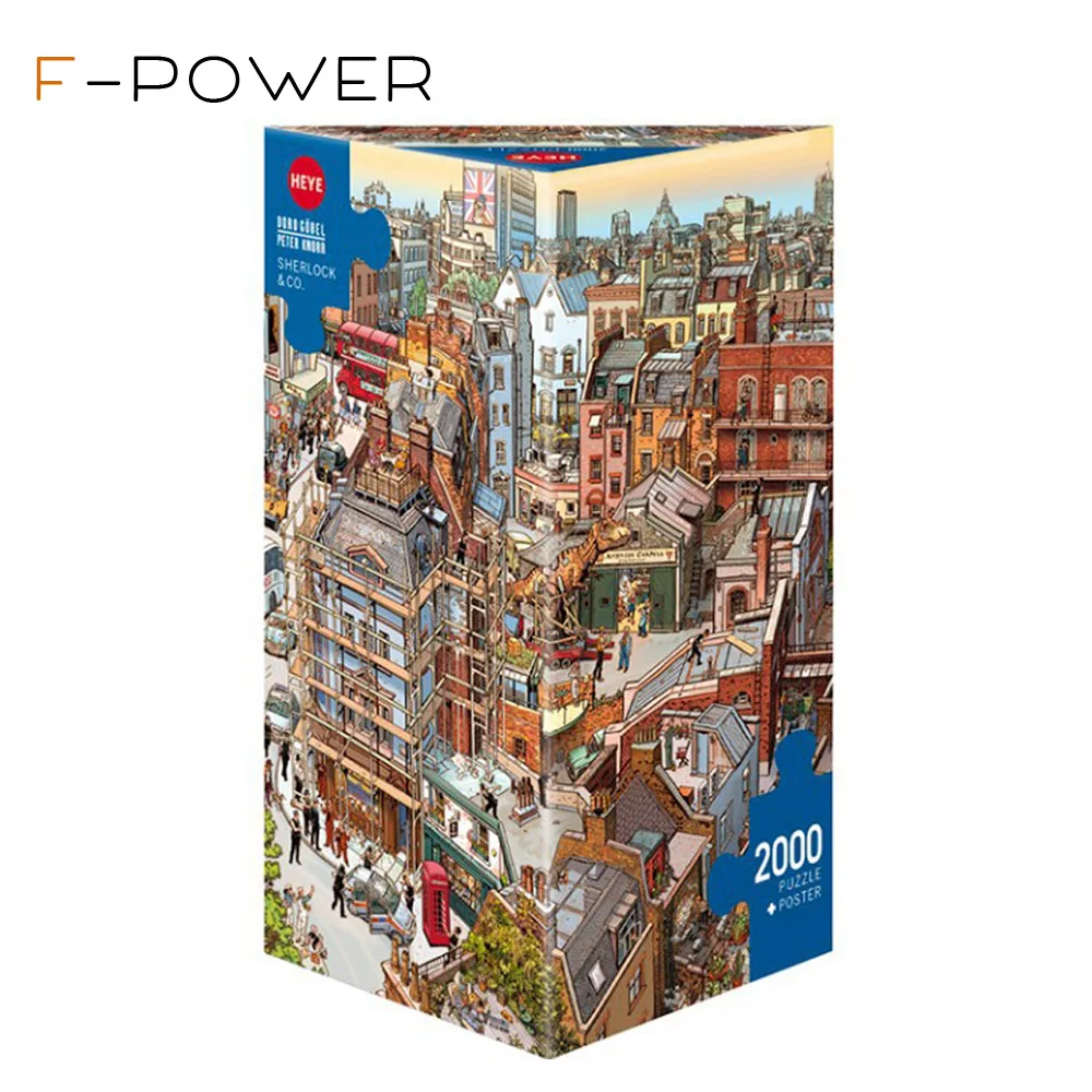 S-power Jigsaw Puzzle 2000 Piece Puzzles for Adults High Difficulty Puzzle Sherlock Puzzle