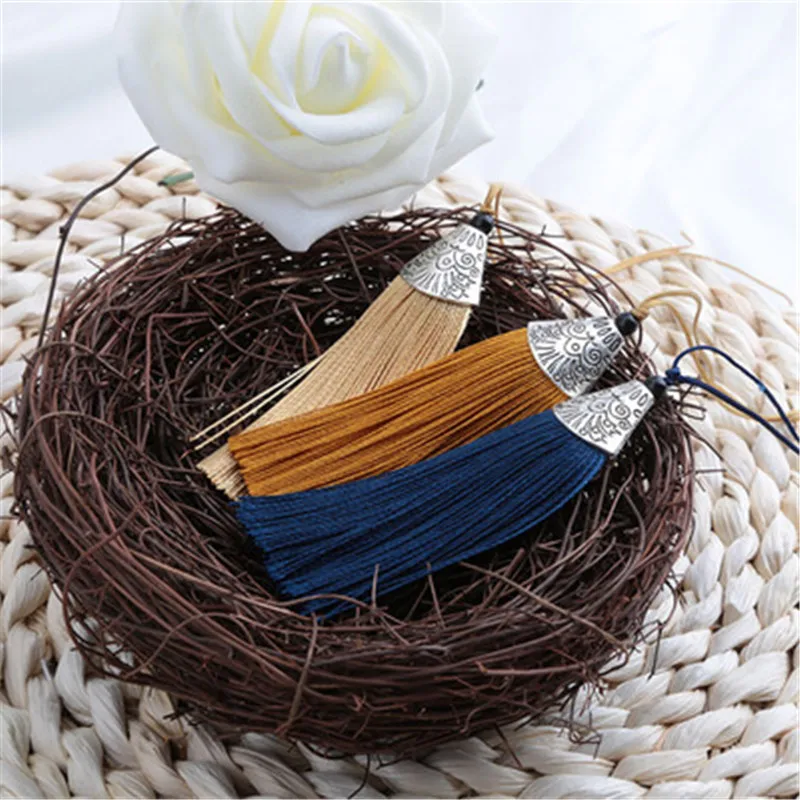 

Multicolor Polyester Silk Tassels Hanging Curtains For Sewing Curtain Holder Pour Salon Pendant Accessories Decoration