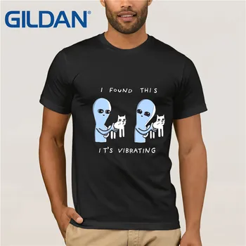 

I Found This it's Vibrating 2020 Summer men's Short Sleeve t-shirt