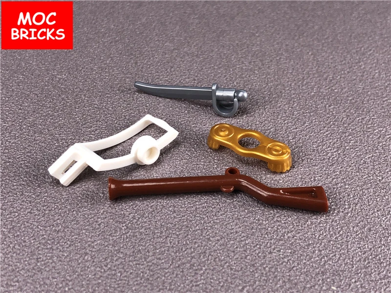 5 компл./лот кубики MOC пиратский солдат оружие набор 2561 строительные блоки DIY