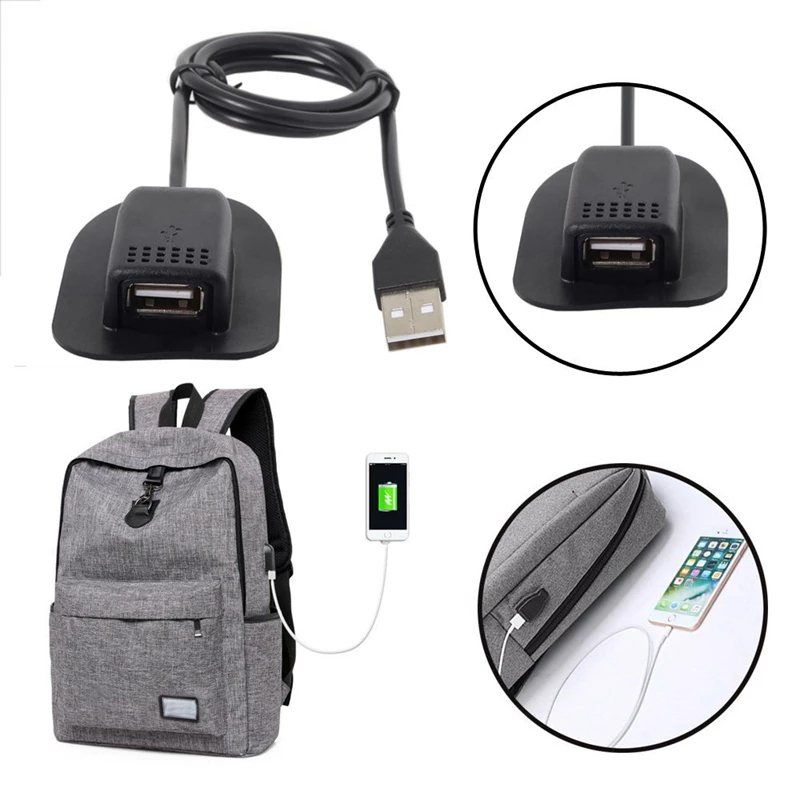 Полный Usb к Usb кабель для зарядки практичный и удобный открытый путешествия Кемпинг наружный рюкзак кабель 50 см для зарядки сокровище