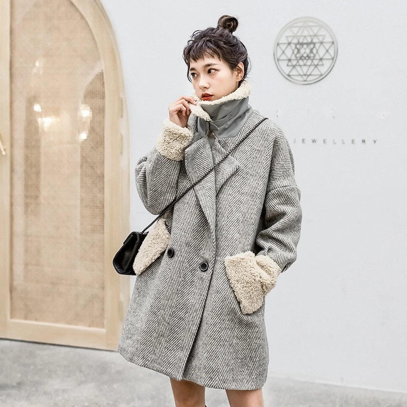 New 2021 Spring Autumn Long Trench Coat Women Loose Hooded Overcoat Female Adjustable Waist Outerwear Korean Fashion Windbreaker puffer coat with fur hood