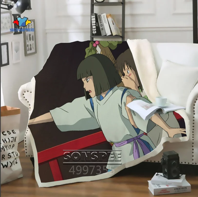 13 SONSPEE Новое унесенное спиралью Harajuku детское 3D печатное одеяло теплое одеяло для дивана покрывало для путешествий постельные принадлежности фирменный магазин-аутлет K84 - Цвет: 13