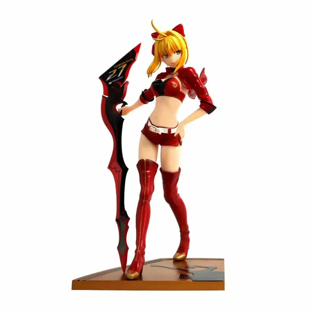 

24cm Fate/EXTRA Figure Anime Figure Nero Claudius Caesar Augustus Germanicus Red saber Figure PVC Action Figure Collection Model
