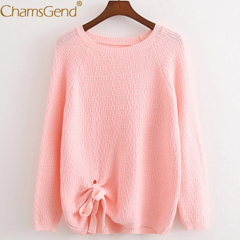 

Free Shipping Women's Pink Knit Sweater Autumn Winter Bottoming Blouse Shirts Woman Round Neck Long Sleeve Jumpers Sweaters 908