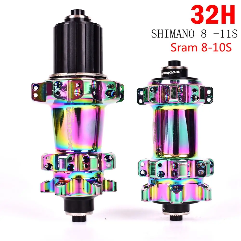 Велосипедная ступица X Cobra rainbow 144 ступицы для горных велосипедов 4 подшипника