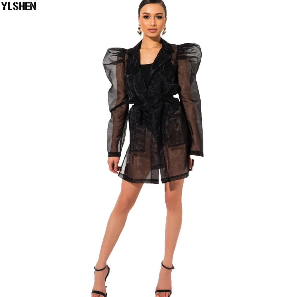 African Dresses For Women Top Dashiki Africa Clothes African Dress Sexy Mesh Organza Tops Clothing Ankara Plus Size Africa Dress 04