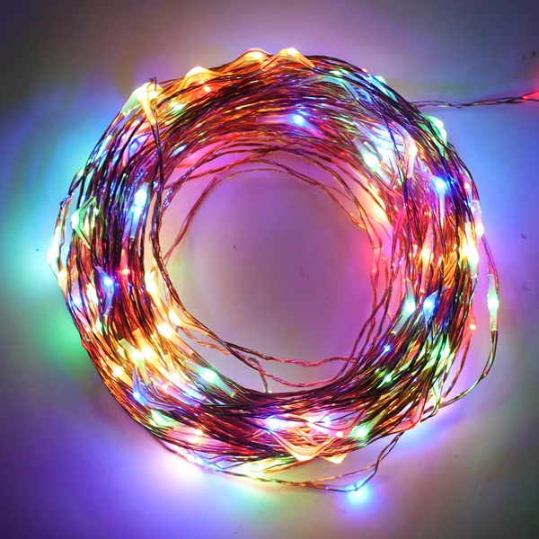 thumbnail image 1 of 12V LED String Light with Remote Dimmer 10m 20m 30m 300 LED Fairy Lights Warm White RGB US EU UK AU Kit Christmas Wedding Decor, 1 of 5