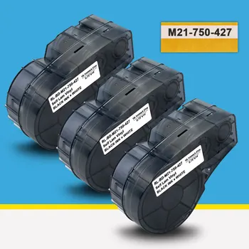 

3PCS Translucent Tape for Brady M21-750-427 Self-Lam Vinyl Cable Wire Label Tape for BMP21 Plus ID Pal & LABPAL Labe LabelMaker