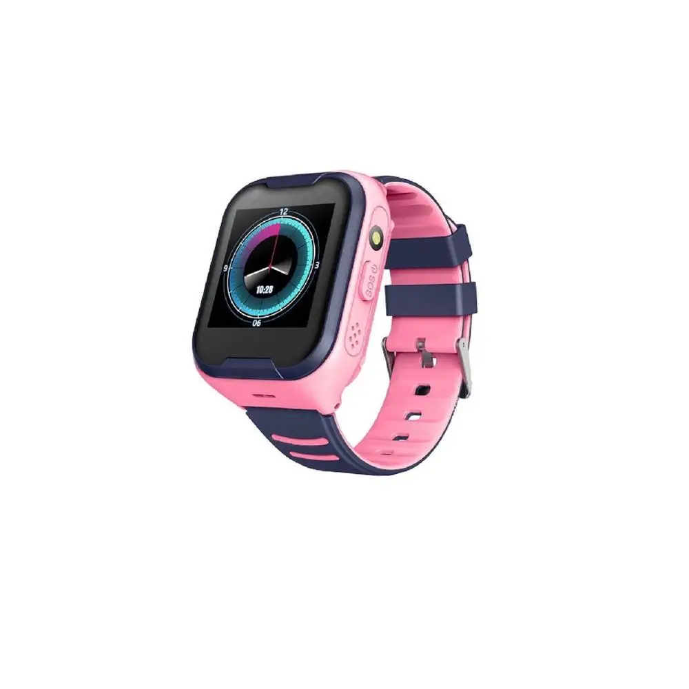 pink Stepfly W38 4G Детские умные часы детские часы GBS SOS Вызов локатор трекер - Цвет: pink