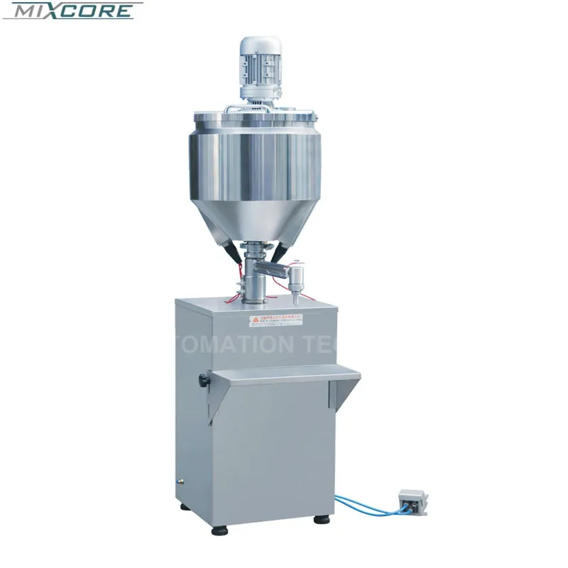 

5-1000 ml Electric Or Pneumatic Emulsion Quantitative Filling Stainless Steel Filling Machine Heatable and Mixing