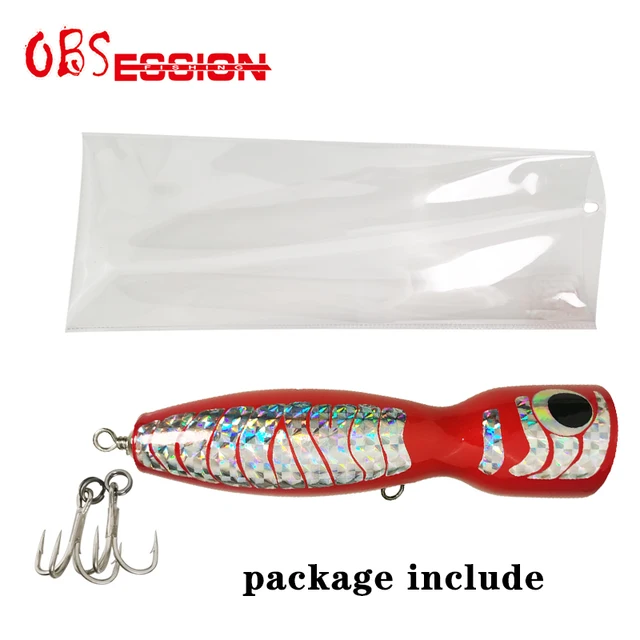 65g90g120g140g Trolling Wood Stickbait Pencil Popper Tuna Boat Fishing Lure Topwater Long Casting Wobbler Carp Artificial Leurre Z