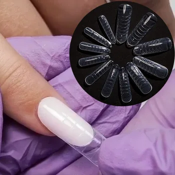 

Dual Nail Art System Form UV Acrylic Nails Tips Extended Quick Building Gel Manicure Salon Tool