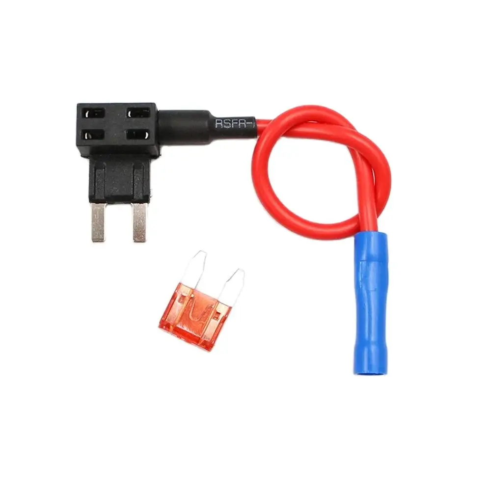 12V Fuse Holder Add-a-Circuit TAP Adapter Micro Mini Standard Ford ATM APM Blade Auto Fuse with 10A Blade Car with Holder fuse holder,car fuses kit