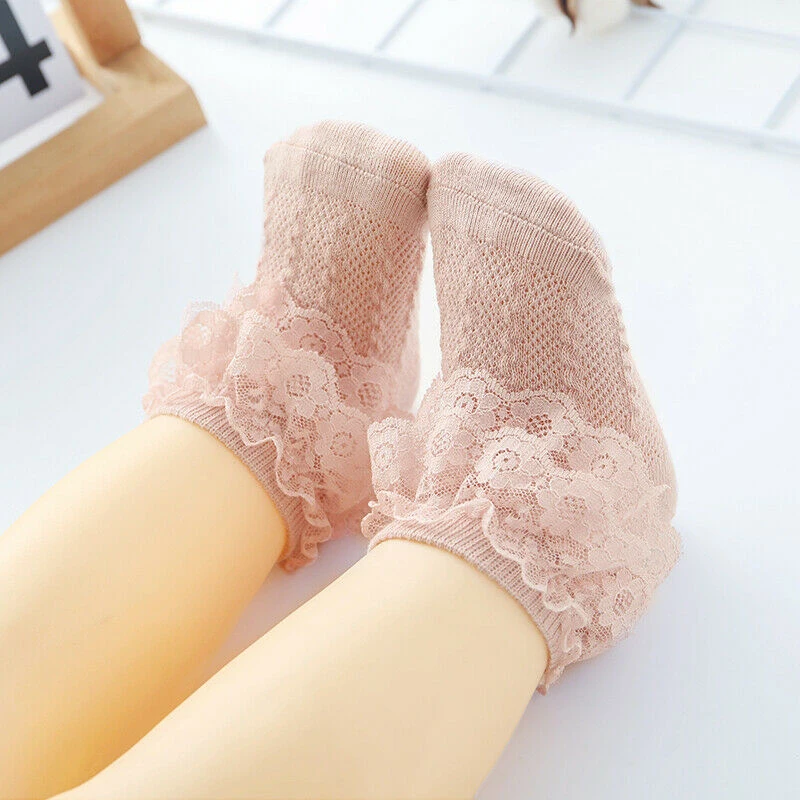 Baby Lace Ruffle Socks Newborn Cotton Baby Girls Sock Cute Toddler Socks Princess Style Accessories cotton socks kids socks baby socks girls socks