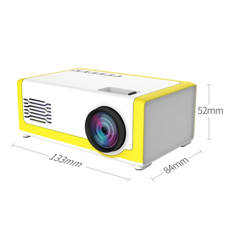 Домашний проектор детский беспроводной развлекательный HD 1080P US Plug
