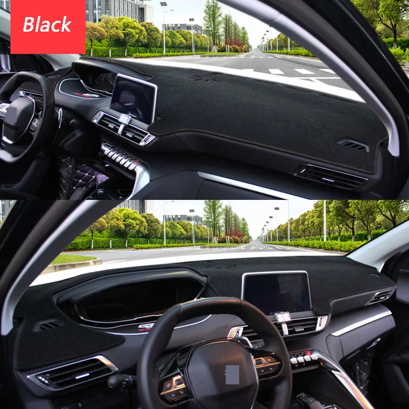 

Car Left Right Hand Drive Dashboard Cover Mat Sun Shade Cushion Pad Protector Carpet Trim For Peugeot 5008 Car Accessories