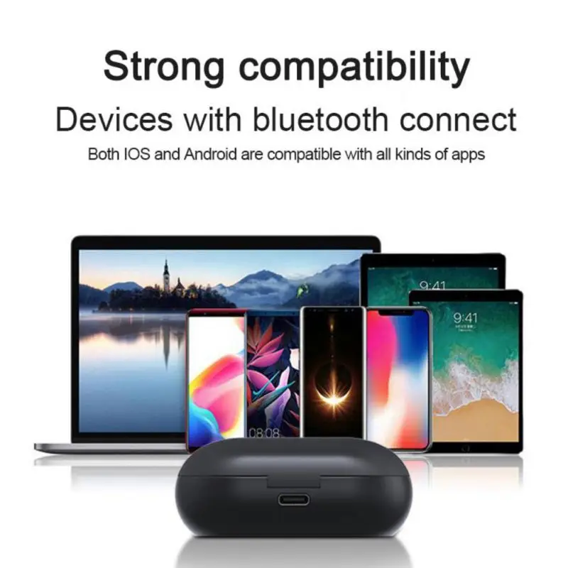 McGeSin мини наушники Bluetooth V5.0 беспроводные музыкальные вкладыши спортивные с