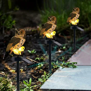 

Accessory Solar Light Waterproof Resin Animal Ornament Lamp Decoration