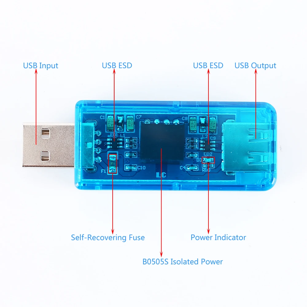 ADUM3160 B0505S 1 Вт 1500 В USB к USB модуль изолятора напряжения 12 Мбит/с 1,5 Мбит/с