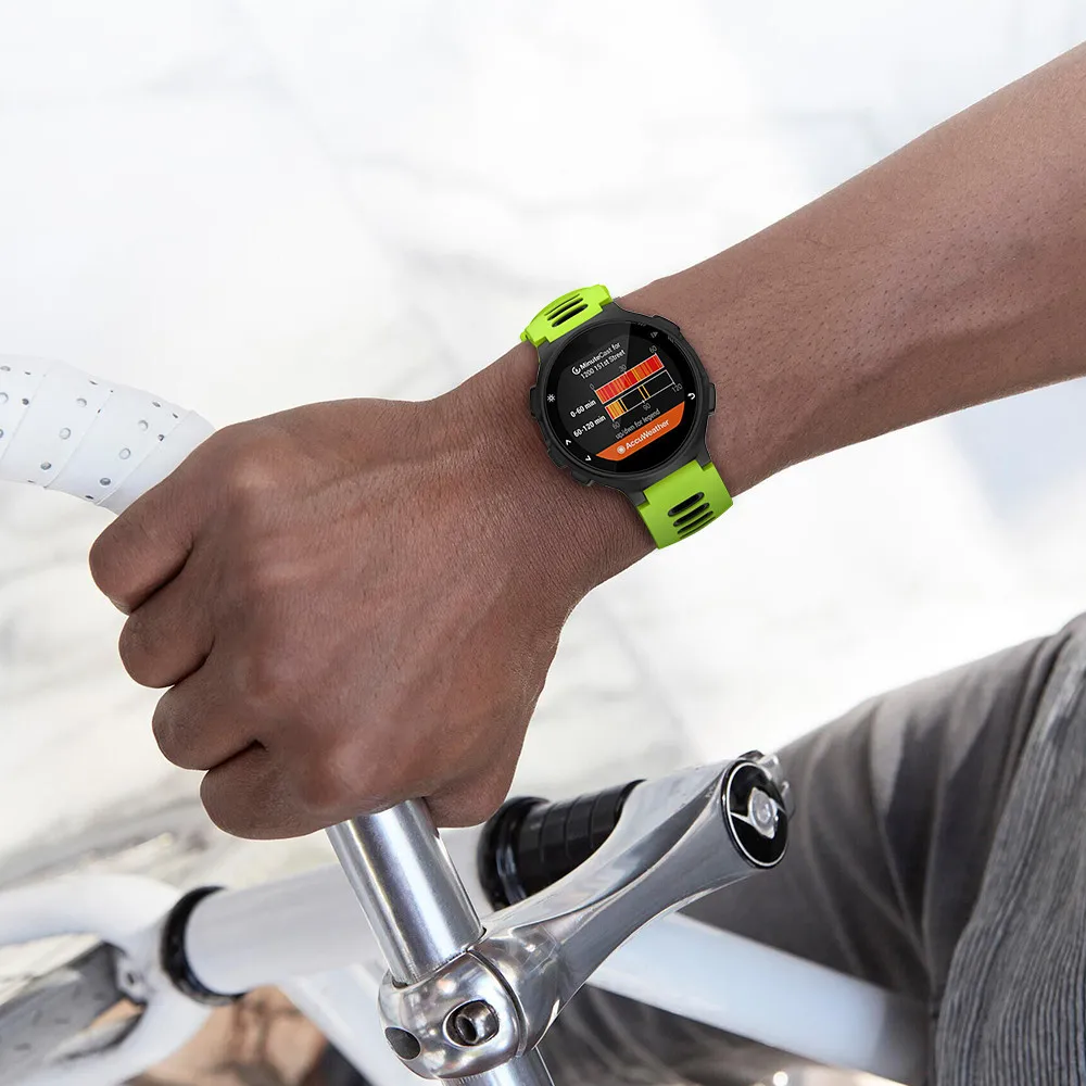 Силиконовый ремешок для часов ANBEST занятий спортом на открытом воздухе Forerunner 235 220